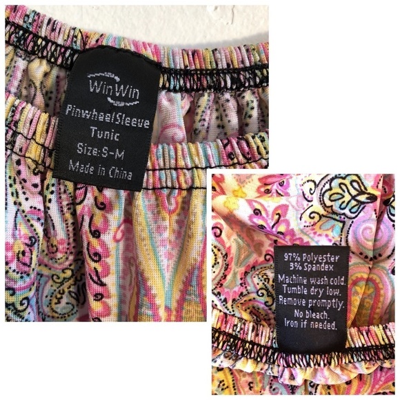 COPY - Multicolor WINWIN blouse beautiful design size s/m - Picture 6 of 6